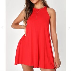 Lulu's Halter Mini Sundress